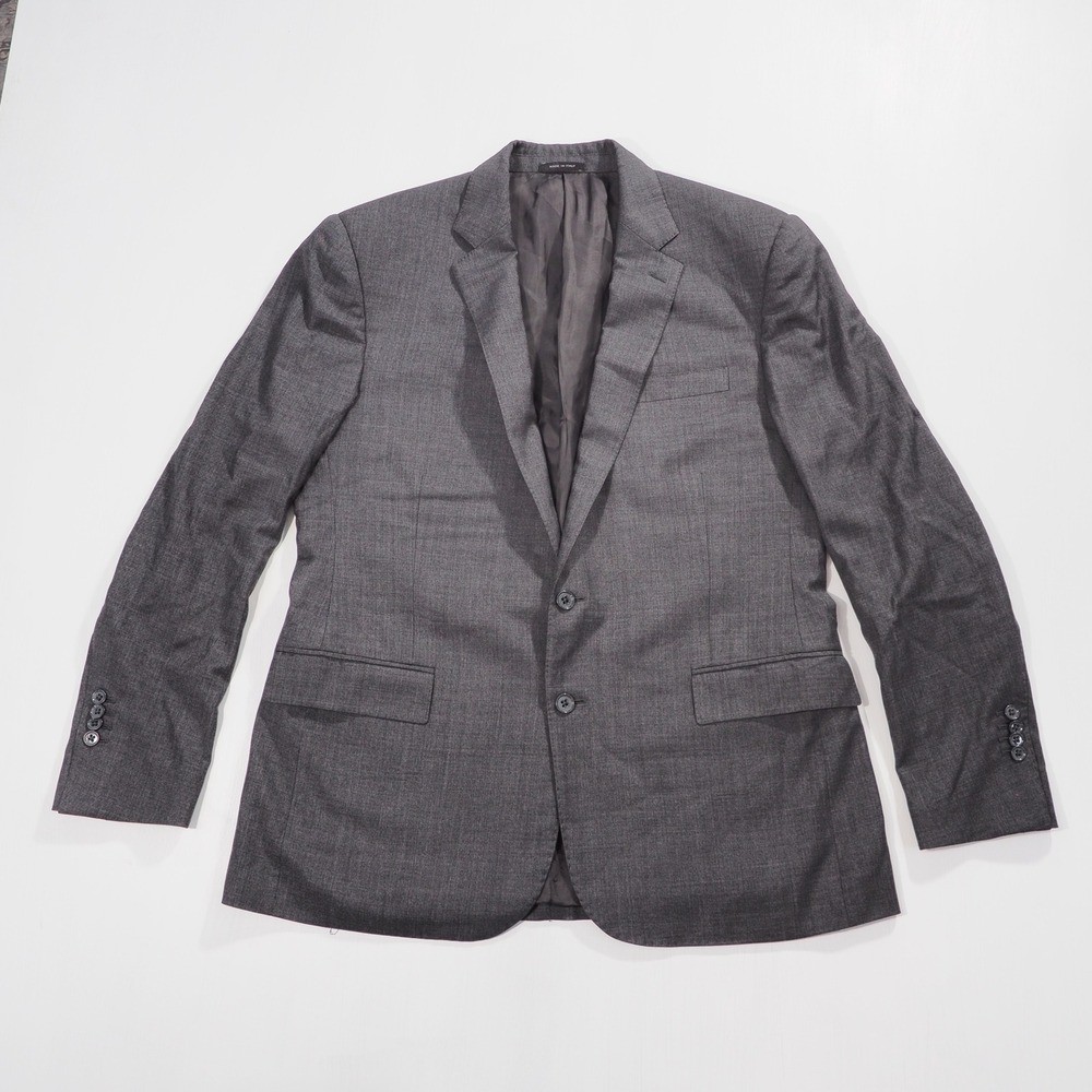 Ralph Lauren Anthony Blazer Mens 44R Grey Wool Sport Coat Two Button Jacket